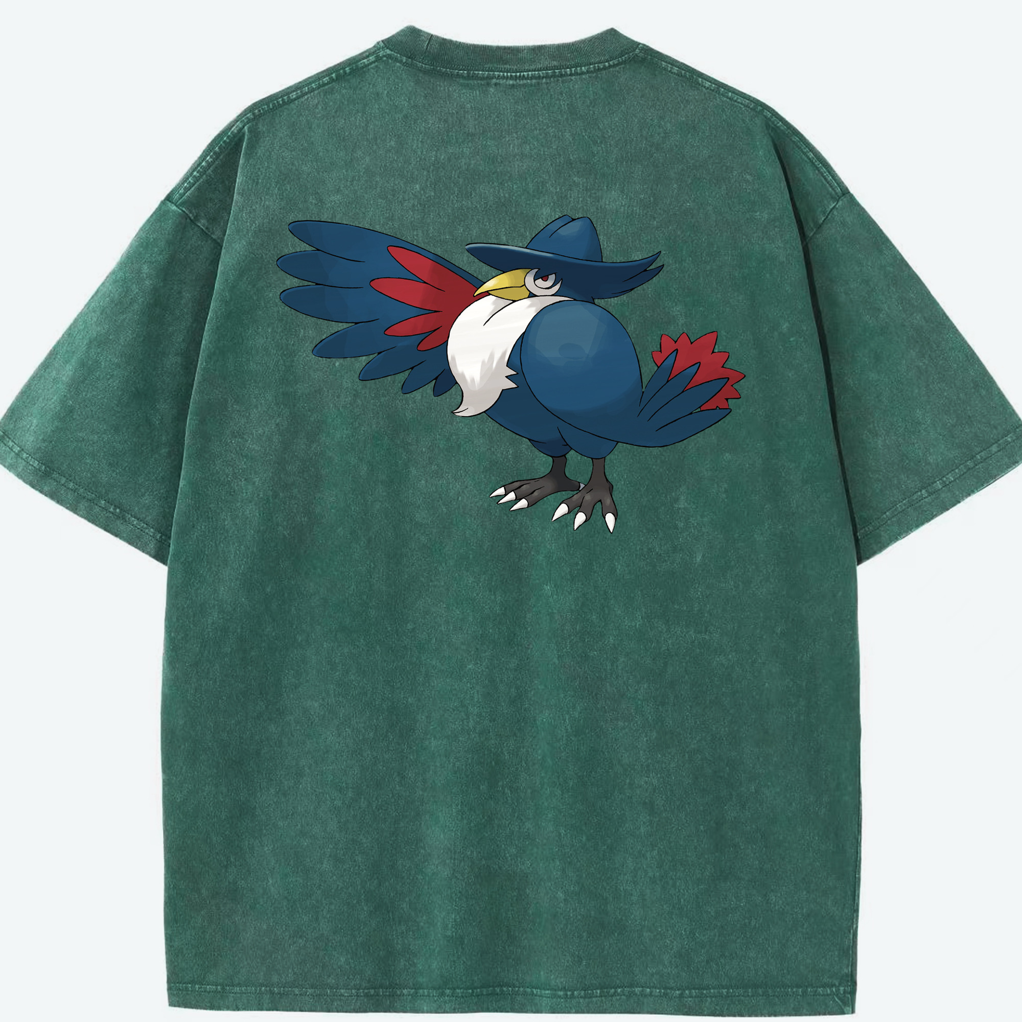 （画像用） ポケットモンスター Pokémon 綿100% ヴィンテージ風 半袖Tシャツ（背面プリント）